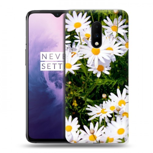 Дизайнерский пластиковый чехол для OnePlus 7 Ромашки