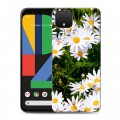 Дизайнерский пластиковый чехол для Google Pixel 4 Ромашки