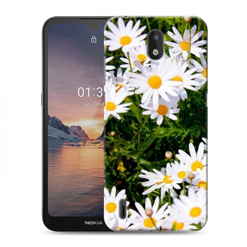 Дизайнерский силиконовый чехол для Nokia 1.3 Ромашки