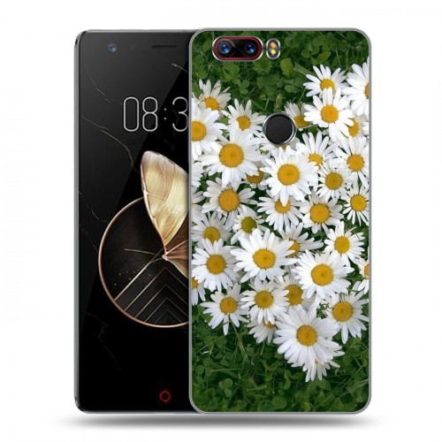 Дизайнерский пластиковый чехол для ZTE Nubia Z17 Ромашки