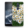 Дизайнерский пластиковый чехол для Nokia 5.1 Ромашки