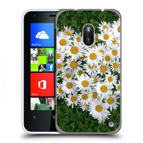 Дизайнерский пластиковый чехол для Nokia Lumia 620 Ромашки