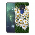 Дизайнерский силиконовый чехол для Nokia 6.2 Ромашки