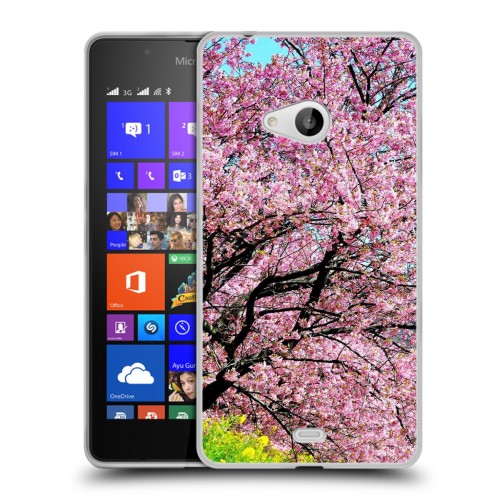 Дизайнерский пластиковый чехол для Microsoft Lumia 540 Сакура