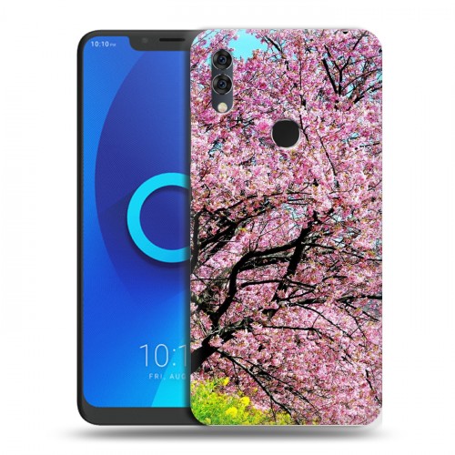 Дизайнерский силиконовый чехол для Alcatel 5V Сакура