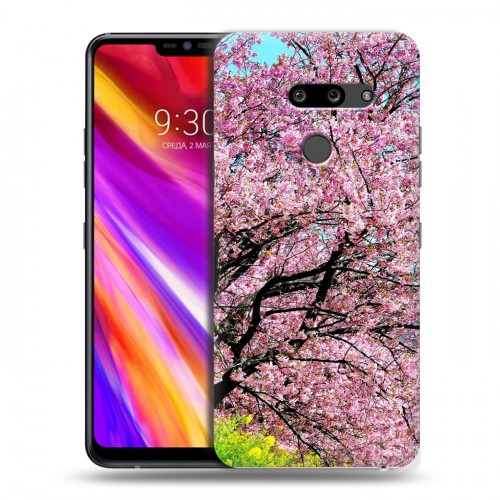 Дизайнерский пластиковый чехол для LG G8 ThinQ Сакура