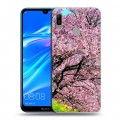 Дизайнерский пластиковый чехол для Huawei Y6 (2019) Сакура