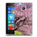 Дизайнерский пластиковый чехол для Microsoft Lumia 435 Сакура