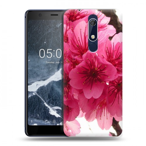 Дизайнерский пластиковый чехол для Nokia 5.1 Сакура