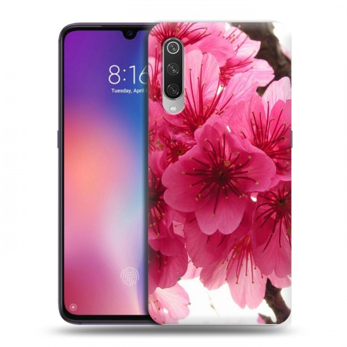 Дизайнерский силиконовый с усиленными углами чехол для Xiaomi Mi9 Сакура