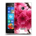 Дизайнерский пластиковый чехол для Microsoft Lumia 435 Сакура