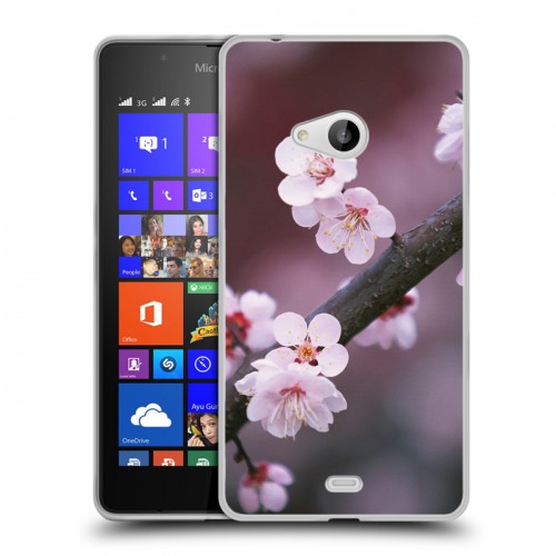 Дизайнерский пластиковый чехол для Microsoft Lumia 540 Сакура