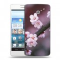 Дизайнерский пластиковый чехол для Huawei Ascend D2 Сакура