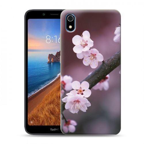 Дизайнерский силиконовый чехол для Xiaomi RedMi 7A Сакура