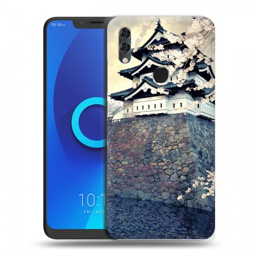 Дизайнерский силиконовый чехол для Alcatel 5V Сакура