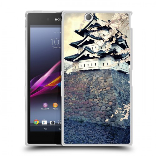 Дизайнерский пластиковый чехол для Sony Xperia Z Ultra  Сакура