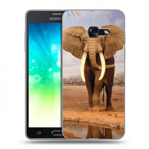 Дизайнерский пластиковый чехол для Samsung Galaxy A3 (2017) Слоны