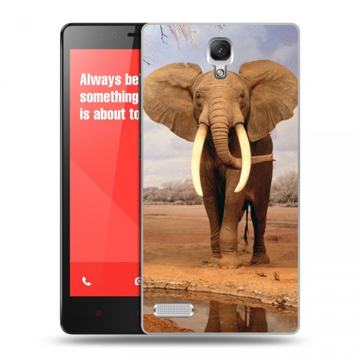 Дизайнерский пластиковый чехол для Xiaomi RedMi Note Слоны