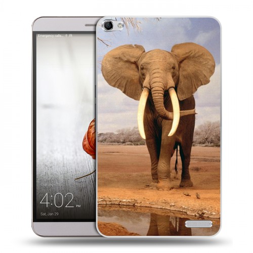Дизайнерский пластиковый чехол для Huawei MediaPad X2 Слоны