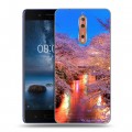 Дизайнерский пластиковый чехол для Nokia 8 Сакура