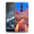 Дизайнерский пластиковый чехол для Nokia 5.1 Сакура