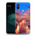 Дизайнерский силиконовый чехол для Xiaomi Mi A2 Сакура