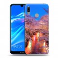 Дизайнерский пластиковый чехол для Huawei Y6 (2019) Сакура