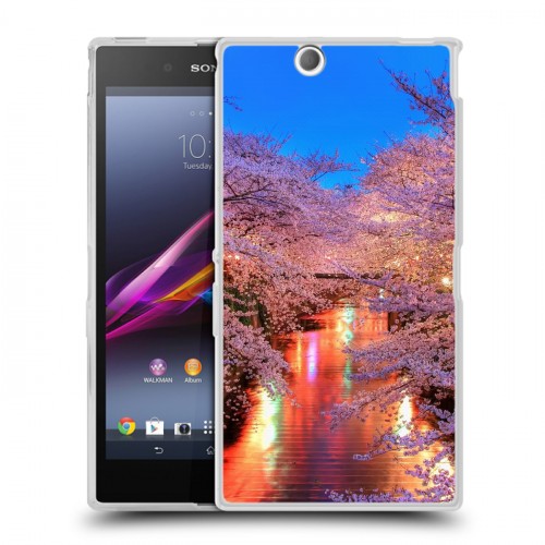 Дизайнерский пластиковый чехол для Sony Xperia Z Ultra  Сакура