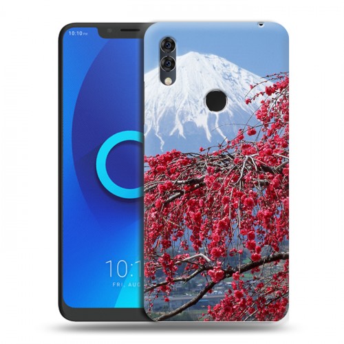 Дизайнерский силиконовый чехол для Alcatel 5V Сакура