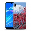 Дизайнерский пластиковый чехол для Huawei Y6 (2019) Сакура