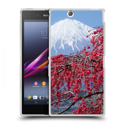 Дизайнерский пластиковый чехол для Sony Xperia Z Ultra  Сакура