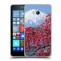 Дизайнерский пластиковый чехол для Microsoft Lumia 640 Сакура