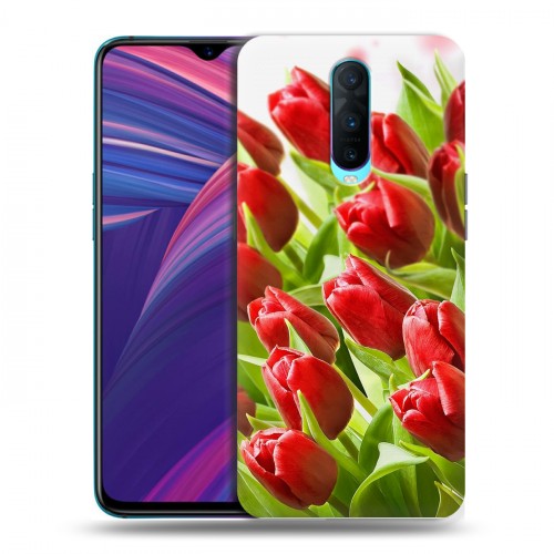 Дизайнерский пластиковый чехол для OPPO RX17 Pro Тюльпаны