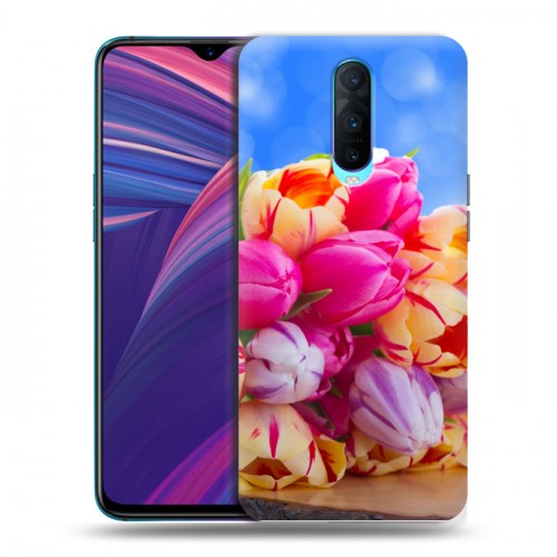 Дизайнерский пластиковый чехол для OPPO RX17 Pro Тюльпаны