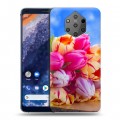 Дизайнерский силиконовый чехол для Nokia 9 PureView Тюльпаны