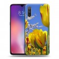 Дизайнерский силиконовый с усиленными углами чехол для Xiaomi Mi9 Тюльпаны