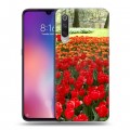 Дизайнерский силиконовый с усиленными углами чехол для Xiaomi Mi9 Тюльпаны