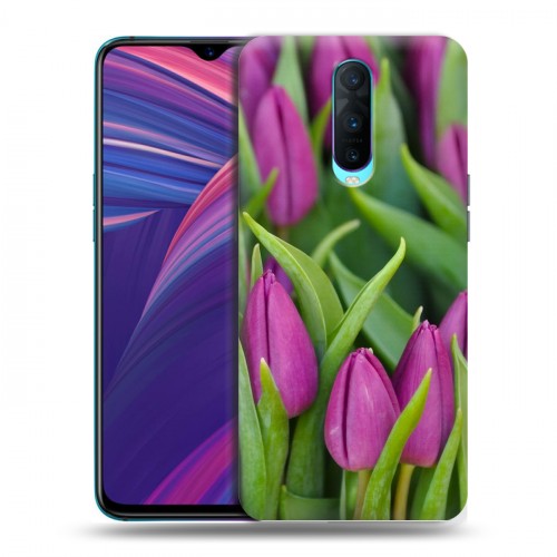 Дизайнерский пластиковый чехол для OPPO RX17 Pro Тюльпаны