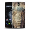 Дизайнерский силиконовый чехол для OnePlus One Слоны