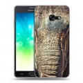 Дизайнерский силиконовый с усиленными углами чехол для Samsung Galaxy A3 (2017) Слоны