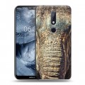 Дизайнерский пластиковый чехол для Nokia 6.1 Plus Слоны