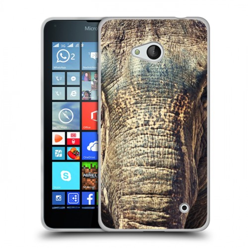 Дизайнерский пластиковый чехол для Microsoft Lumia 640 Слоны