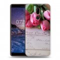 Дизайнерский пластиковый чехол для Nokia 7 Plus Тюльпаны