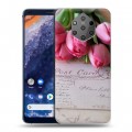 Дизайнерский силиконовый чехол для Nokia 9 PureView Тюльпаны