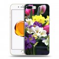Дизайнерский силиконовый чехол для Iphone 7 Plus / 8 Plus Тюльпаны
