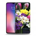 Дизайнерский силиконовый с усиленными углами чехол для Xiaomi Mi9 Тюльпаны