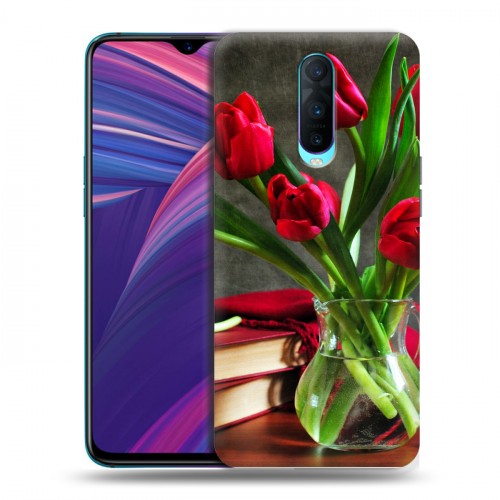 Дизайнерский пластиковый чехол для OPPO RX17 Pro Тюльпаны