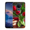 Дизайнерский силиконовый чехол для Nokia 5.4 Тюльпаны