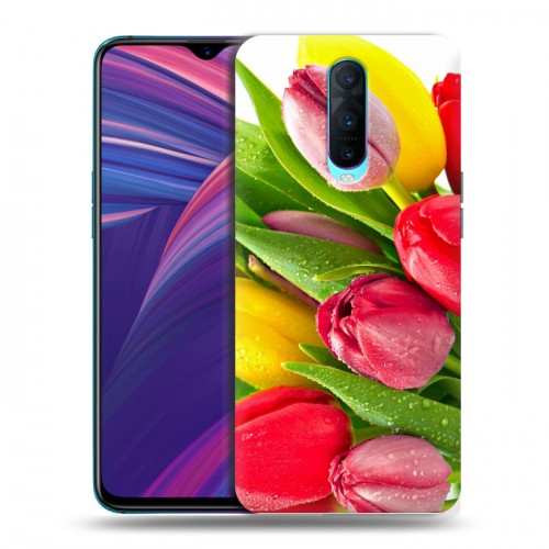 Дизайнерский пластиковый чехол для OPPO RX17 Pro Тюльпаны