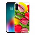 Дизайнерский силиконовый чехол для Meizu 16T Тюльпаны